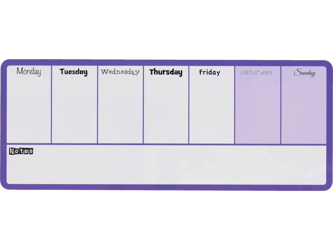 Organizador NOBO Semanal (14 x 16 cm)