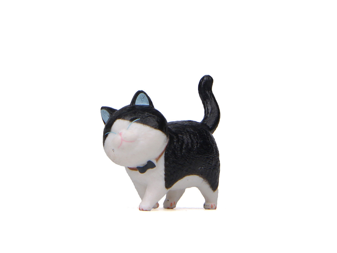 Kit com 9 Figuras de Gatos de Decoração Generation 7 Cat Bell LAXISCREED