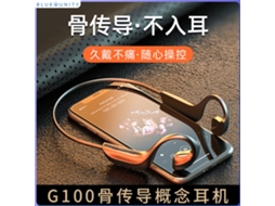 Headset Bluetooth 5.1 de Condução Óssea com Estéreo Gym e Microfone Hd