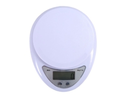 Balança AQUAFORGE 5kg/1g, Pequena, para Alimentos, Dietas, com LCD