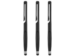 3pcs Caneta Estilo Touch Screen Portátil Com Bola Macia Caneta Estilo Para Tablet Capacitivo