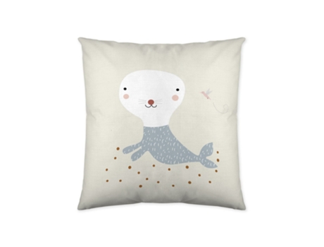 Almofada Decorativa HACIENDO EL INDIO Lady Snow (Algodão - 40 x 40 cm)
