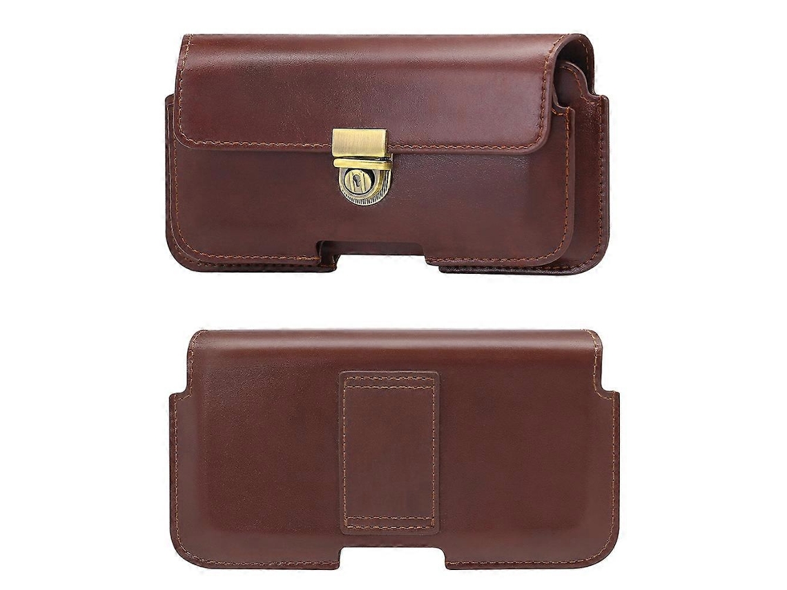 Para Celulares Com Menos De 6,7 Polegadas, Estilo Carteira Retrô, Bolsa De Cintura Horizontal Para Celular.
