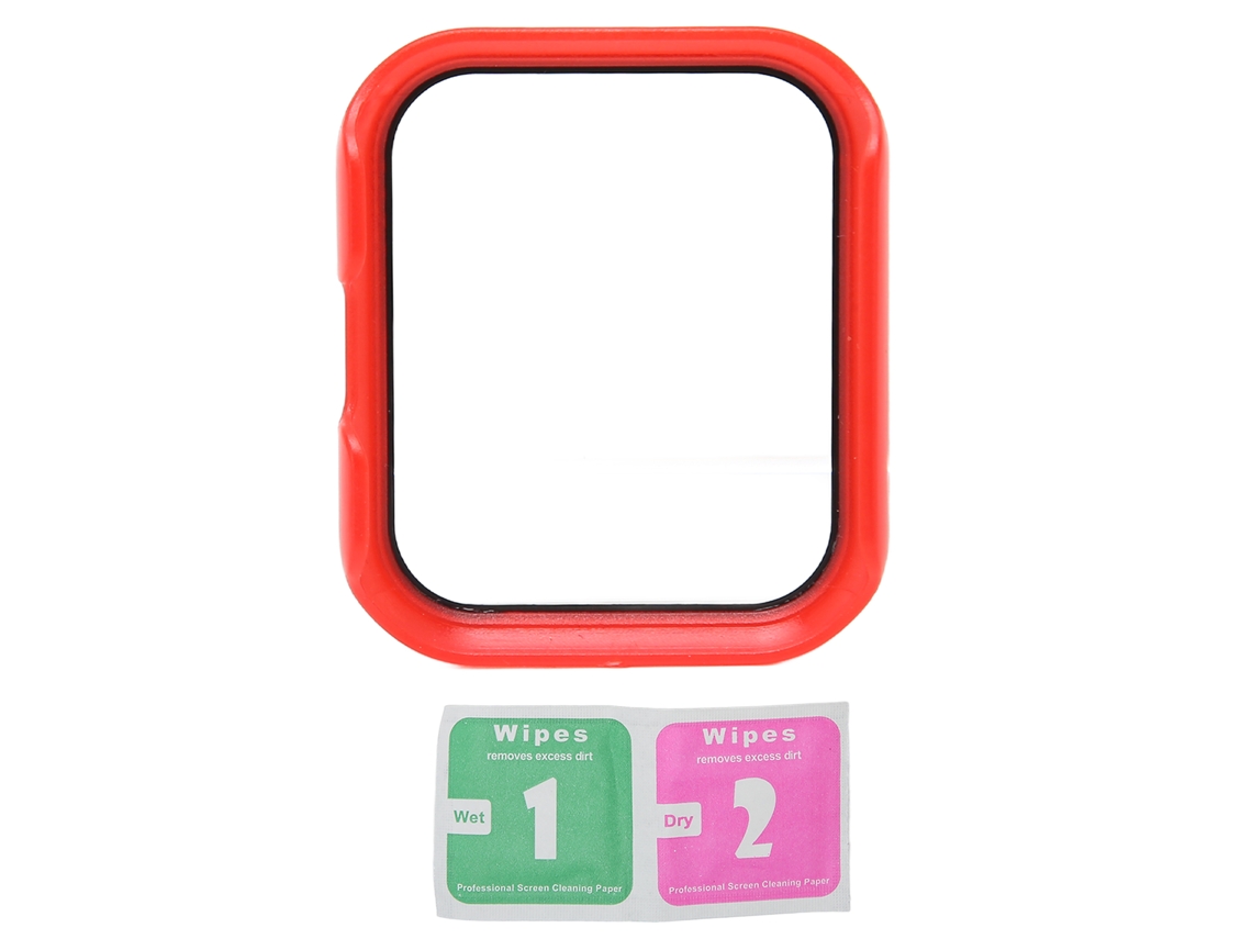 Protetor De Tela De Vidro Temperado Para Realme Watch 2 Pro Vermelho