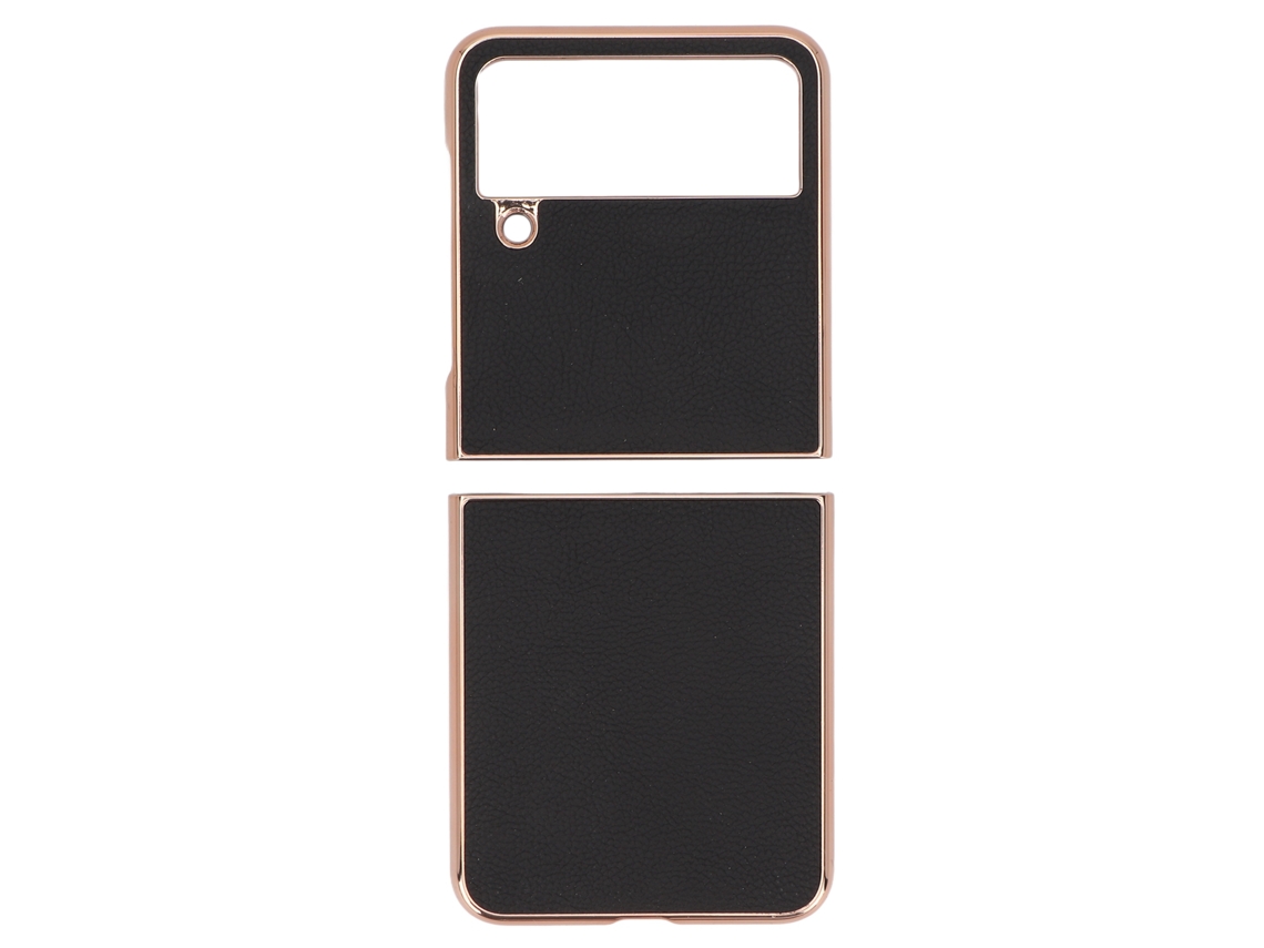 Capa LAXISCREED Couro Genuíno Nano Eletroplateada Plegável Samsung