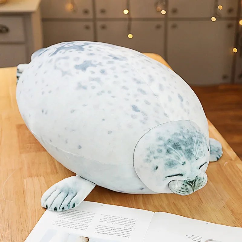 Almofada de Foca d'água Irritada, Brinquedo de Pelúcia de Leão marinho MDUG (estilo B, 30 Cm)
