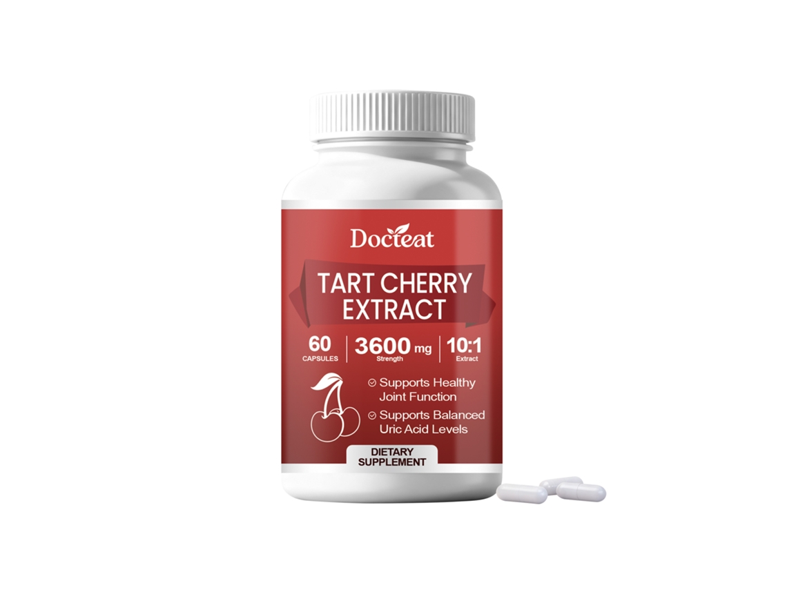 Cápsulas Docteat com Cereja Azeda para Cuidado Articular e Sono Relaxado LAXISCREED