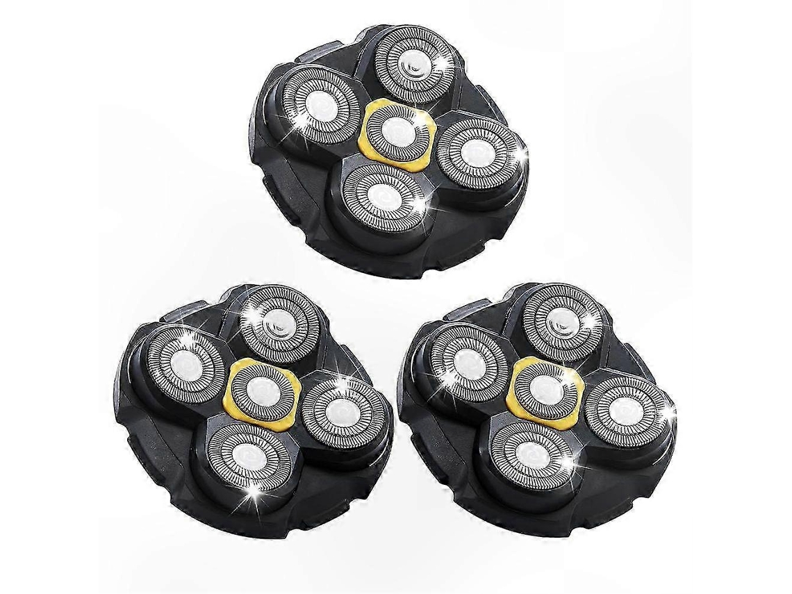 3 Cabeças De Barbeador Substituíveis, Compatíveis Com Modelo Titanium