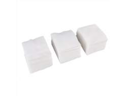Parches de limpeza Business de algodão, flanela, altamente absorventes, pré-cortados, 6x7cm, para limpeza mecânica