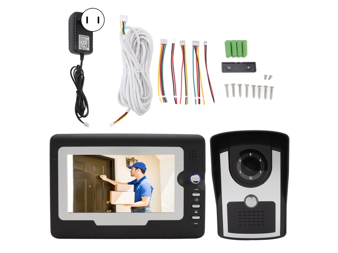 Interfone Portão Inteligente Com Vídeo Hd E Display Tft Lcd