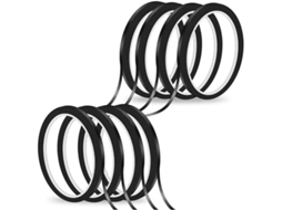 10 Rolos De Fita Adesiva Para Quadro Branco 1 8de Polegada, Fita Adesiva Para Quadro Branco Apagável A Seco, Fita