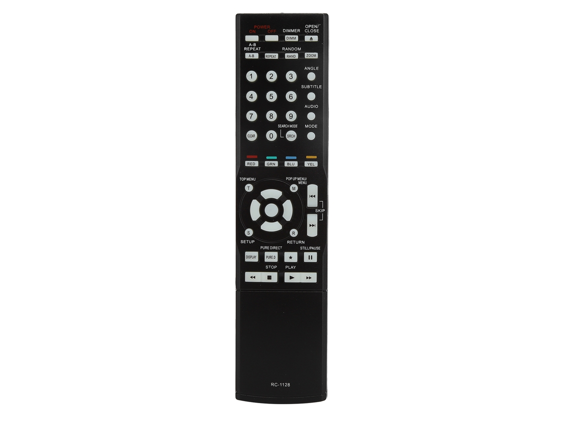 Controle Remoto Substituto Para Dvd Player Denon Rc‑1128 Acessório De Áudio