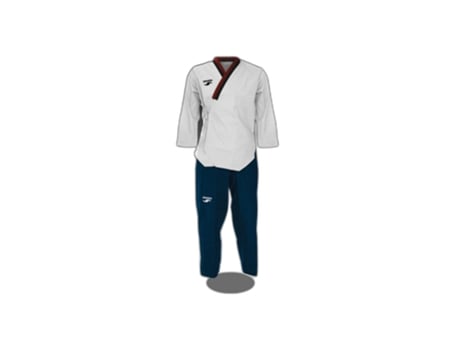 Taekwondo Dobok Poomsae Colarinho Bordado e Criança Dorawon Poom (Tam: 1,80 m)