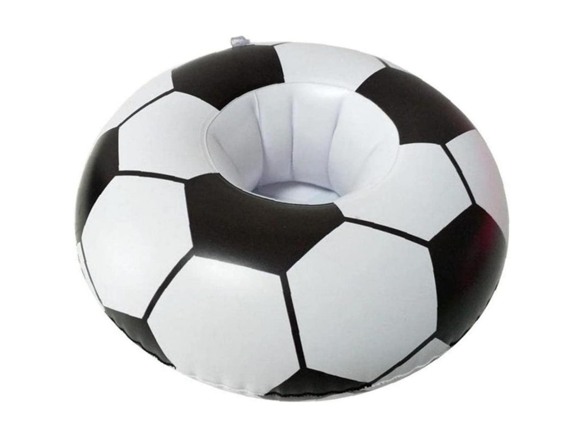 2026 vaso Inflable Con Forma de Balón de Fútbol Americano Y Soporte Flotante para Uso En Exteriores Durante El Verano.