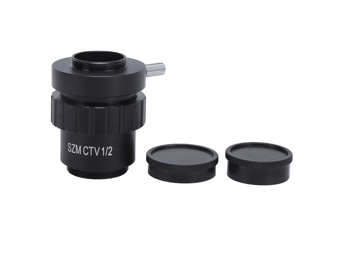 Adaptador C Mount Para Câmera De Microscópio Estéreo Trinocular Szm Ctv 1/2