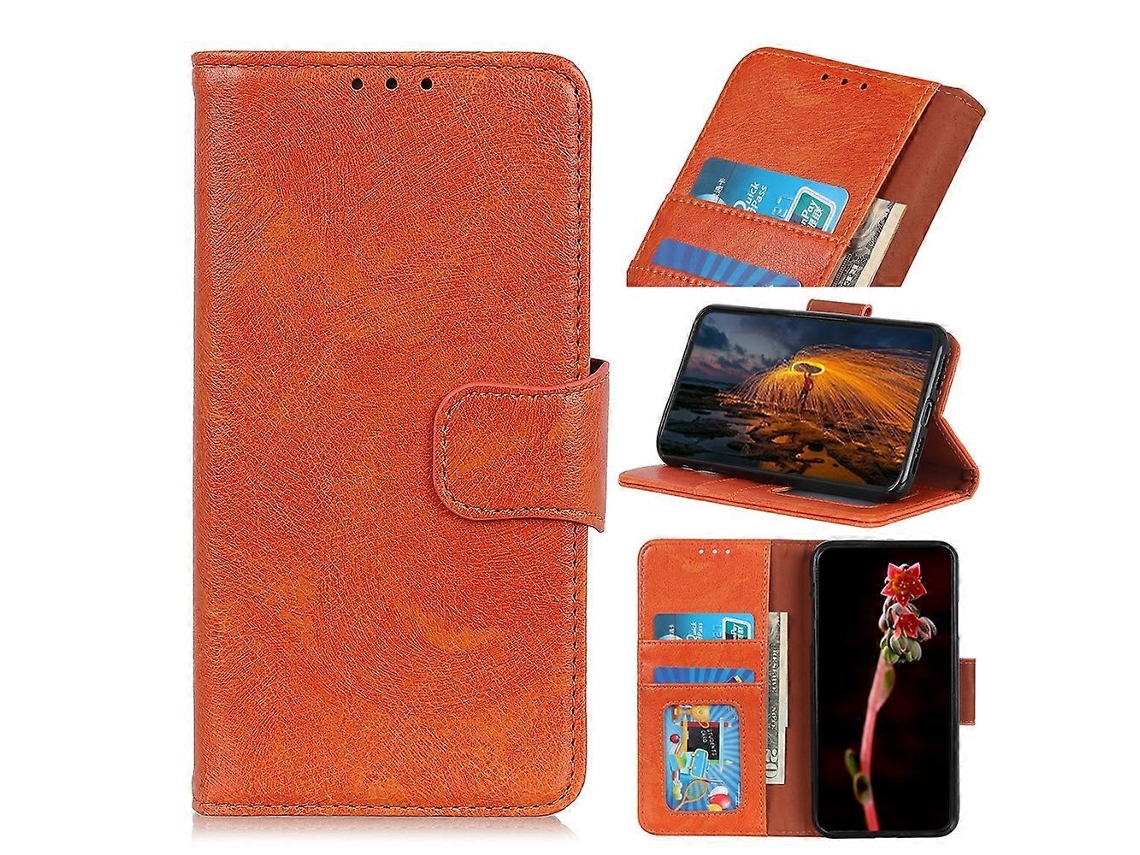 Capa Para Celular Samsung Galaxy A24 4g Em Couro Com Textura Nappa
