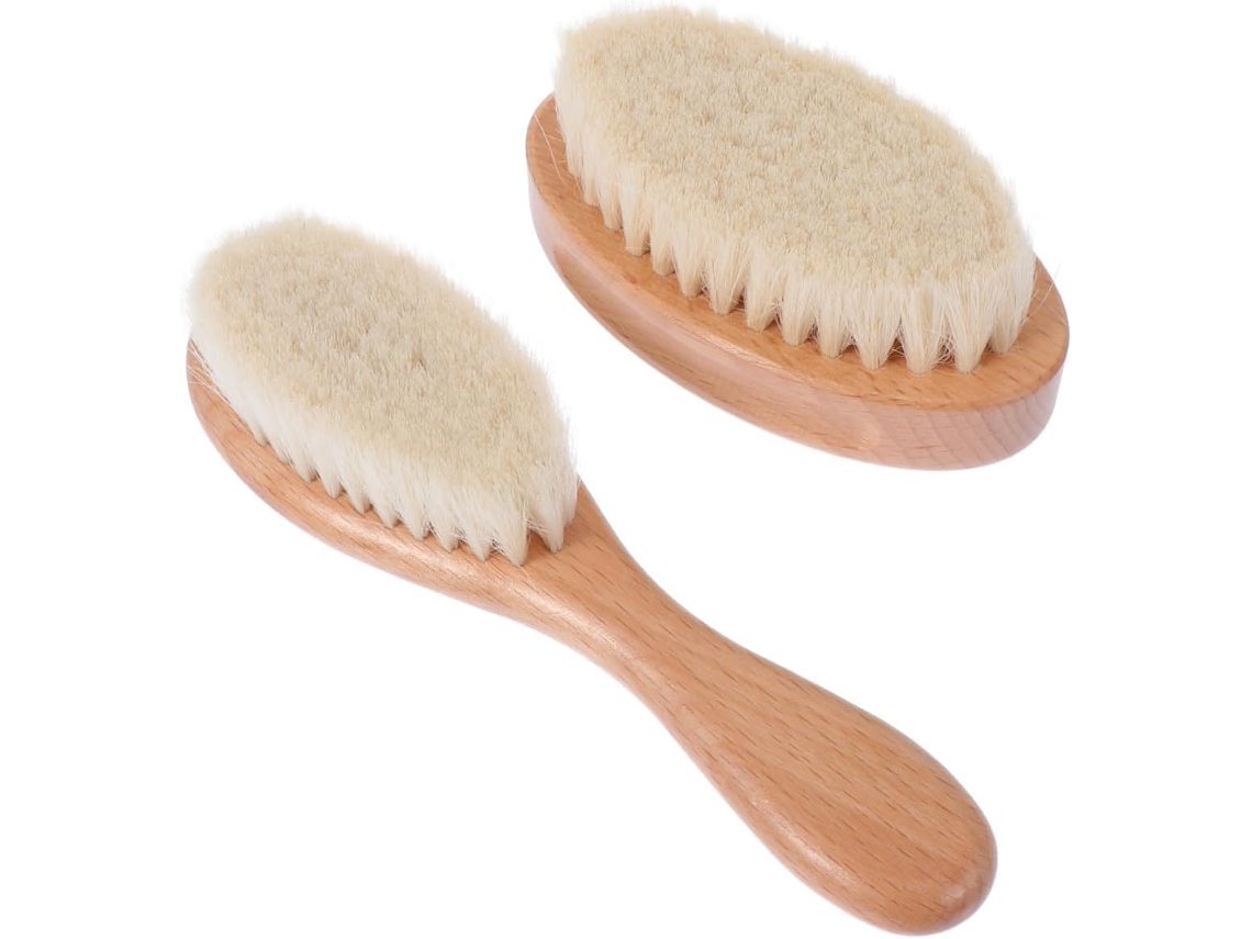Conjunto De Barbeiro De 2 Peças: Aparador De Barba, Ferramentas De Barbear, Escovas De Cabelo Para Salão.