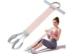 Faixa de Resistência AQUAFORGE com Pedal 54 Kg tecido antiderrapante para Ioga, Pilates e Academia