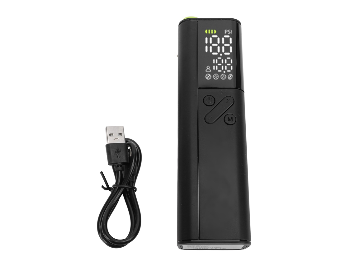 Bomba Elétrica De Bola Multifuncional 3-18psi Display Led Com Medidor De Pressão Preciso