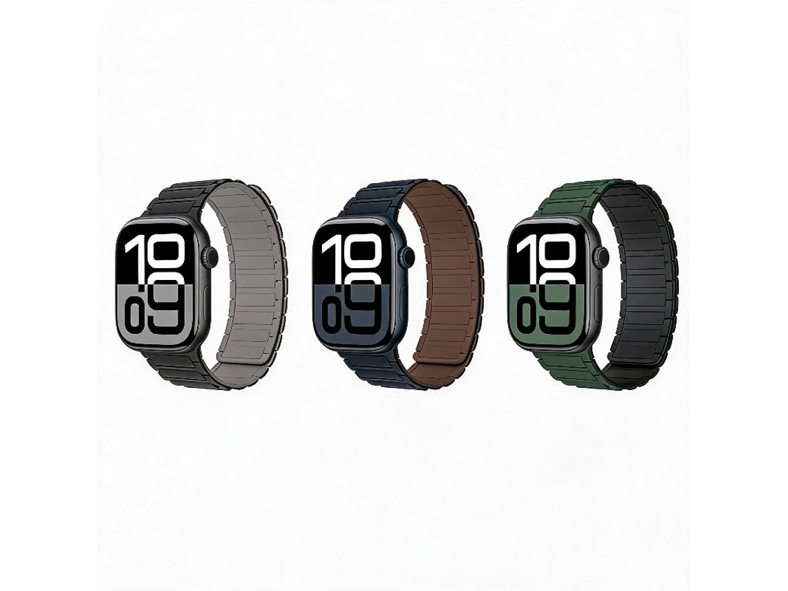 3 Pcs Bracelete Para Apple Watch 42/44/45/46/49mm Cuich