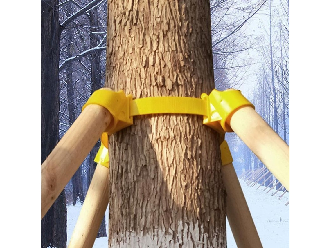 Suporte de árvore 2026 com tripé, copos de plástico, ferramenta de jardinagem, estrutura grande para plantas, alça de 50 cm.