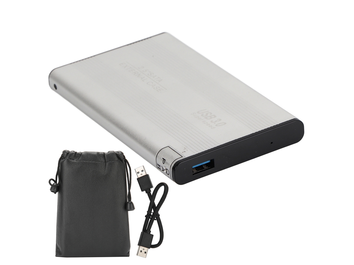 Disco rígido externo USB 3.0 (alta velocidade, compatível com HDD/SSD)