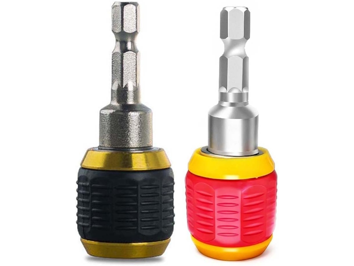 Chave De Fenda Troca Rápida Com Encaixe 1/4", Broca 60 Mm, Para Pacote 2 Unidades