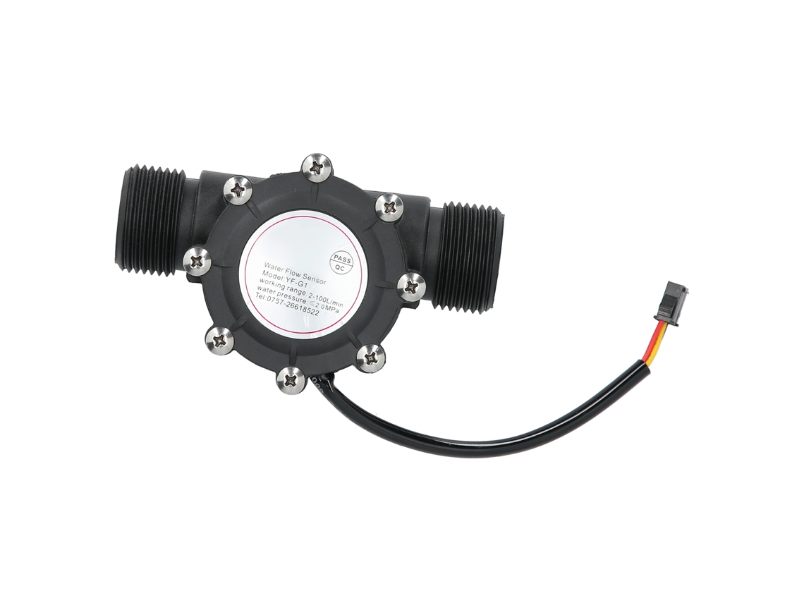 Sensor de Flujo de Agua Contador Hall G1in Hilo Macho Piscina Dc5 24v Yfg1 | S/MARCA