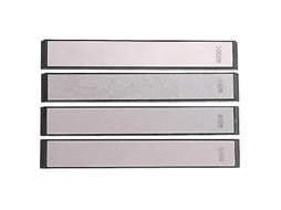 Afiador De Pedra Amolar 240 400 600 1000 N, Conjunto Com 4 Unidades Aquaforge