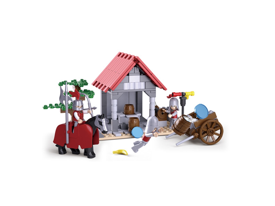 Construção SLUBAN Legend Warriors - Transporte de Água (Idade Mínima: 6)