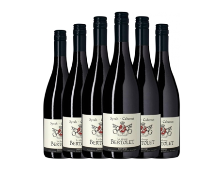 Vinho LES VIGNERONS DU NARBONNAIS La Grange Bertolet Syrah Cabernet Vin de Pays d'Oc (0.75 L - 6 Unidades)