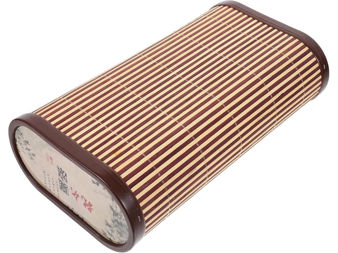 Almofada Ergonômica Marrom para Apoio do Pescoço, Feita de Material Sintético com Função CHABERLU