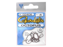 Conjunto de 6 Ganchos GAMAKATSU Octopus 5/0