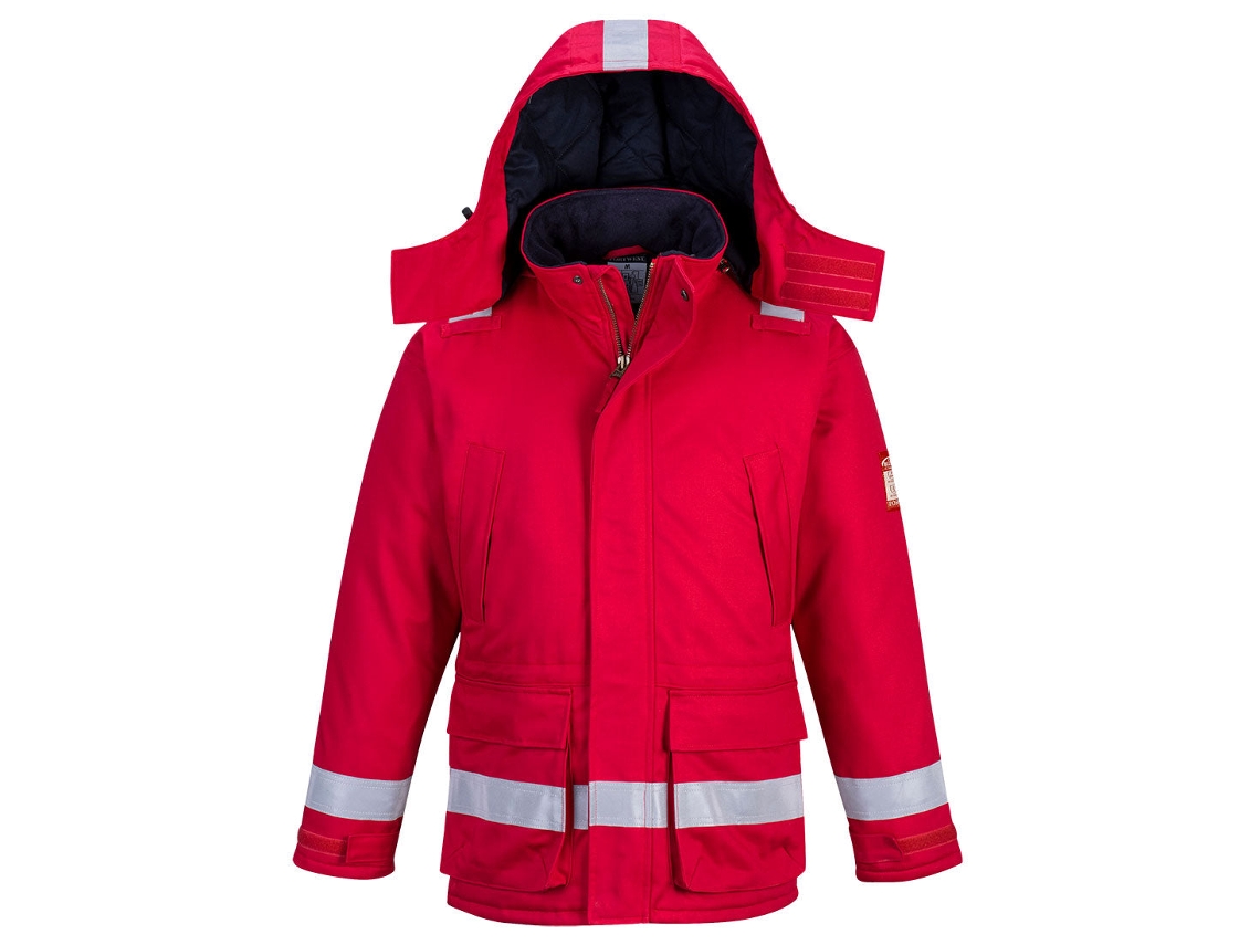 Casaco De Inverno À Prova De Fogo E Antiestático Para A Indústria Azul Marinho / Xl