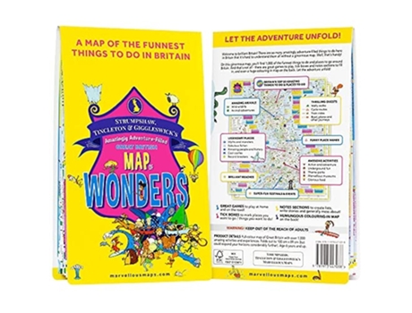 Livro Great British Map of Wonders de Strumpshaw e Tincleton & Giggleswick (Inglês)