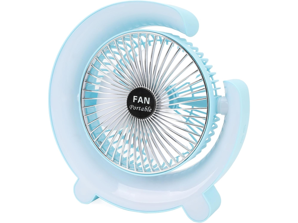 Ventilador Portátil Pequeno E Recarregável, Potente, Para Uso Em Mesa.