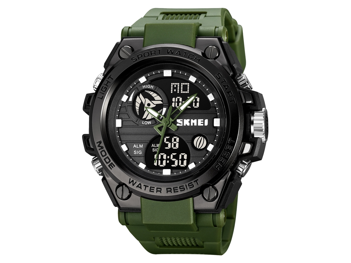 Reloj Hombre Deportivo Skmei 2031 Multifunción Dual Display Cronógrafo Impermeable