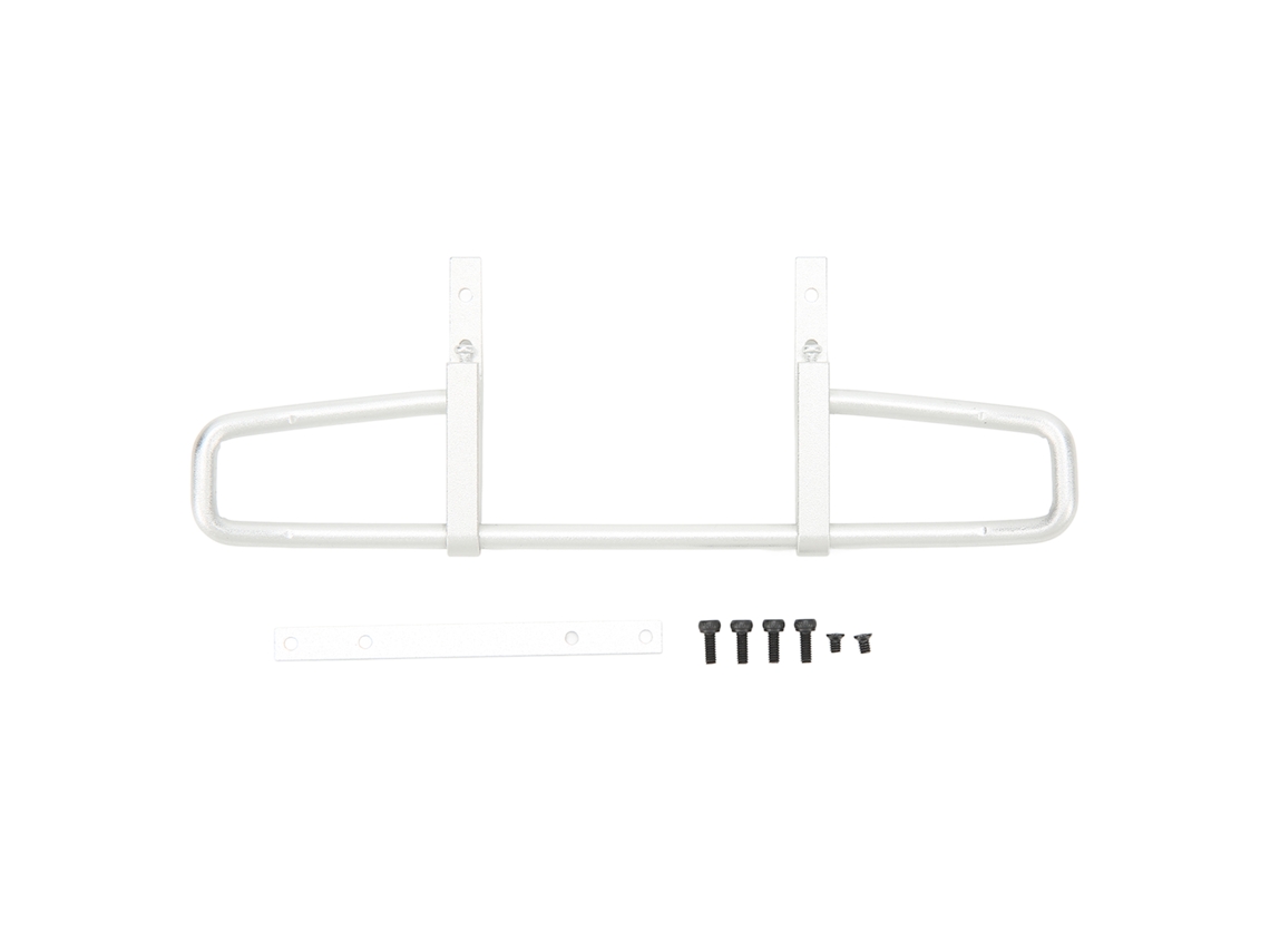 Para-choque Frontal Laxiscreed Para Unimog P06 Em Prata, Resistente E De Alta Qualidade