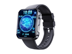 Relógio Inteligente Black F300 Com Tela Hd De 2,1 Polegadas, Função Ecg Sos, Modos Multiesportivos, À Prova D'água Ip67 Mdug