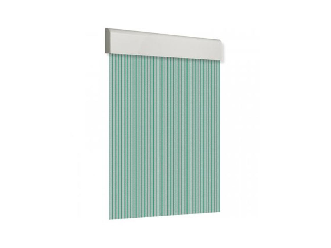 Cortina De Porta 120x210cm Plana Áspera N.º 7 Vidro Verde Alberto Muñoz