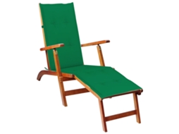 Deck Chair, Deck Chairs Vidaxl Verde Madeira De Acácia (n/a)