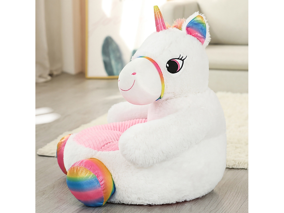 Sofá Infantil Animais Estilo Fofo Confortável 50x50x45cm