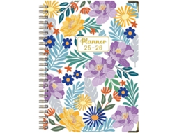 Agenda, Calendário Organizador | Bloco De Notas A5 Com Estampa Floral Estética E Grossa Em Inglês, D Gokoco