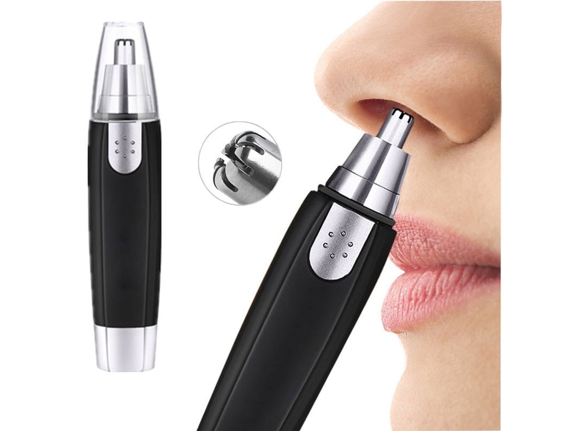 Aparador Nasal E Auricular Ergonômico, Lâmina Dupla À Prova D‘água, Cabeça Lavável, Ideal Para Cuidados Higiênicos Unissexo, Compacto, Re...