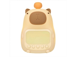 Luminária Noturna de Capivara com Relógio Digital, Luminária Noturna de Silicone com Tema Animal BRILVIBERA