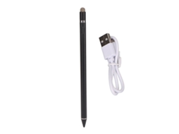 Caneta Estilo Com Ponta Fina Preta Para Tablet E Telefone