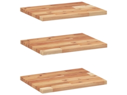 Floating Shelf, Floating Shelves Vidaxl Marrom Madeira De Acácia (60 X 30 X 2 Cm)