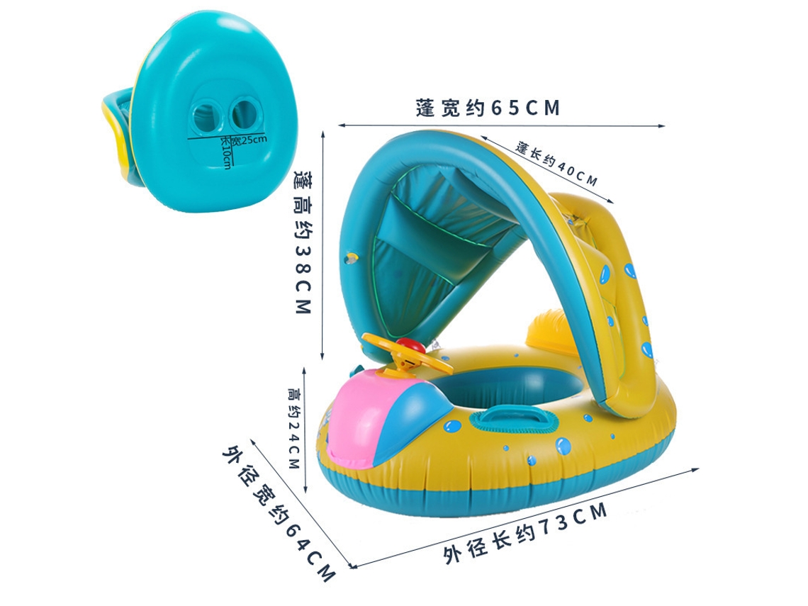Boia De Natação Para Bebês E Crianças Pequenas, Assento Inflável, Brinquedo Aquático, Assento Para Bebês De 3 A 6 Anos, Proteção -aquaforge