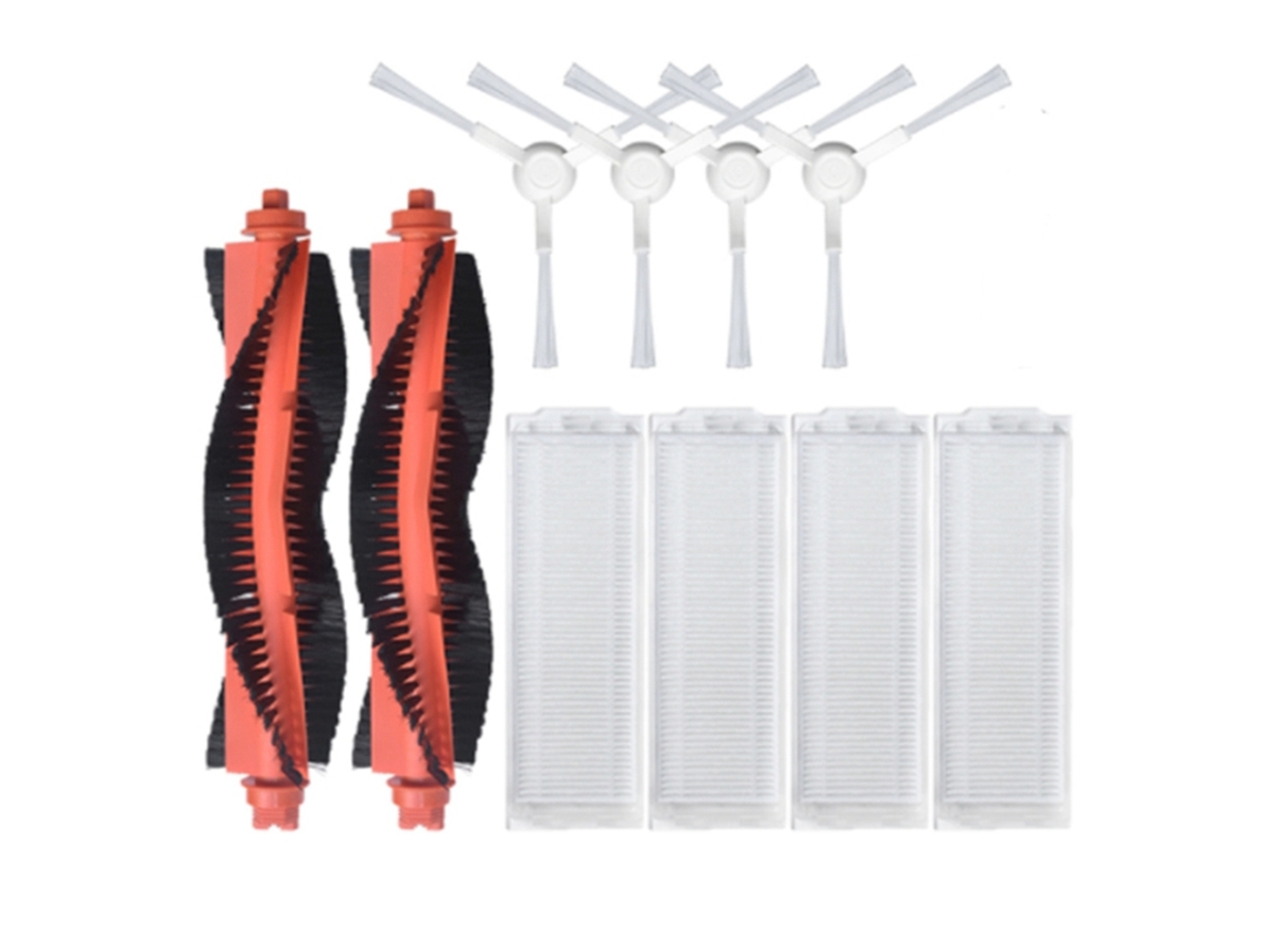 Para xiaomi mijia mop pro stytj02ym/para viomi v2 pro/v3 robô aspirador de pó principal/escova lateral filtro hepa parte accessori