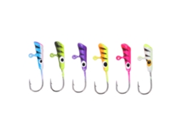 Isca de Pesca de Gelo Mini Jig 6 Peças Aço Carbono